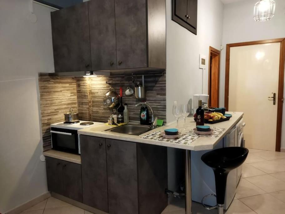 Studio In City Center Apartment Kavála ภายนอก รูปภาพ
